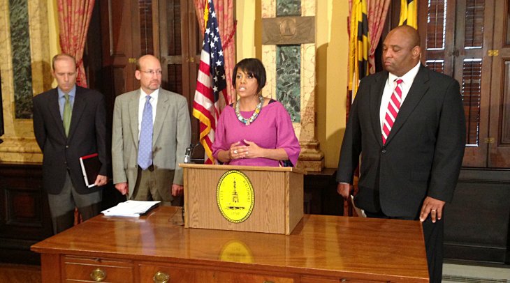 IMAGE: Mayor Rawlings-Blake touts Baltimore City bond rating upgrade